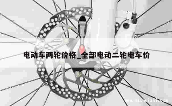 电动车两轮价格_全部电动二轮电车价 第1张