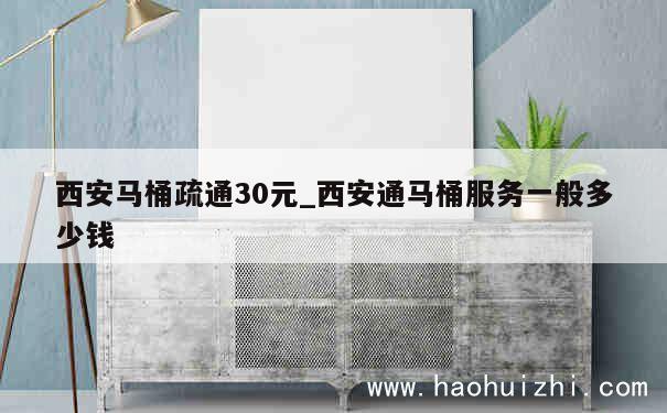 西安马桶疏通30元_西安通马桶服务一般多少钱