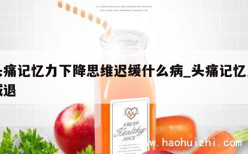 头痛记忆力下降思维迟缓什么病_头痛记忆力减退