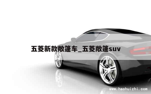 五菱新款敞篷车_五菱敞篷suv