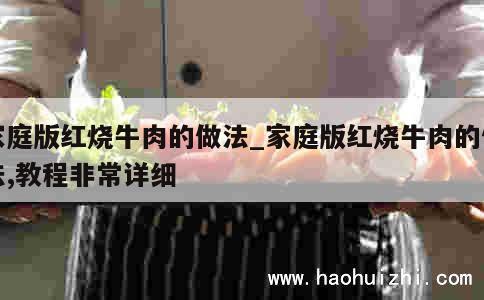 家庭版红烧牛肉的做法_家庭版红烧牛肉的做法,教程非常详细